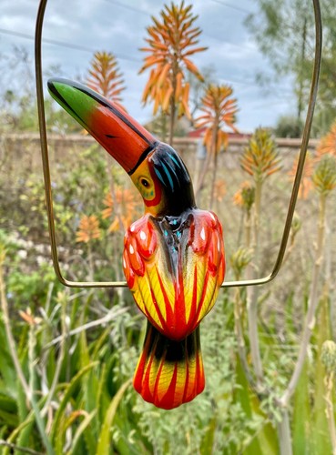Talavera bird handmade - handmade, painted